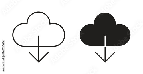 Cloud download icon