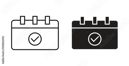 Check in calendar icon