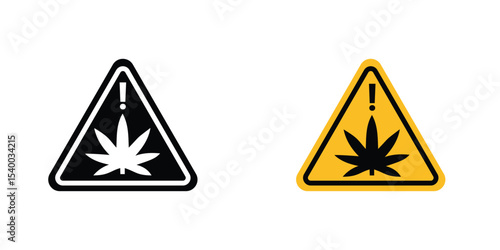 Cannabis packaging warning sign