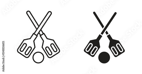 Broom-ball icon