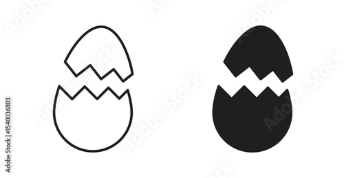 Broken egg icon
