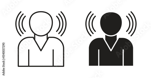 Brand awareness icon Logos. Flat Vector Icon Design Template