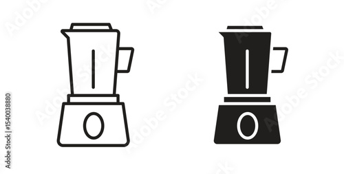 Blender icon Logos. Flat Vector Icon Design Template