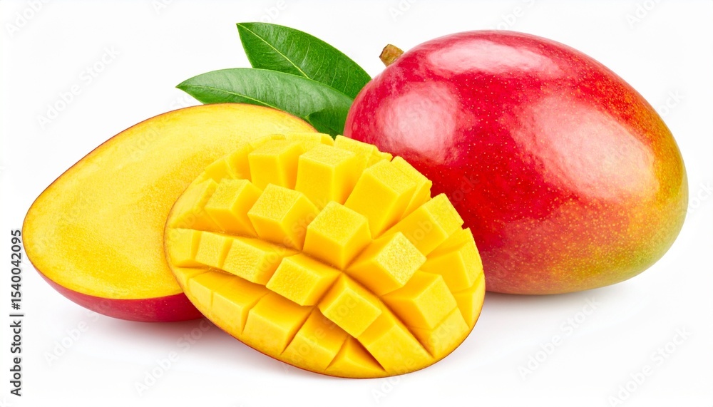 Juicy mango isolated on white background Juicy mango isolated on white background