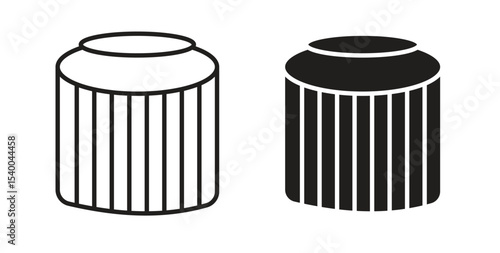 Air filter icon Logos. Flat Vector Icon Design Template
