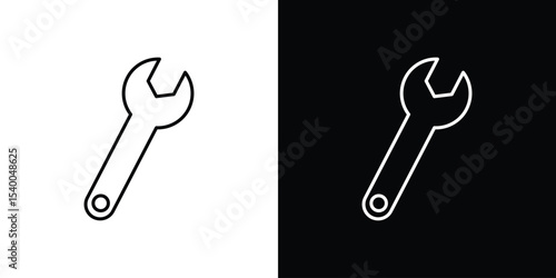 Wrench icon concept. vector set. Eps10