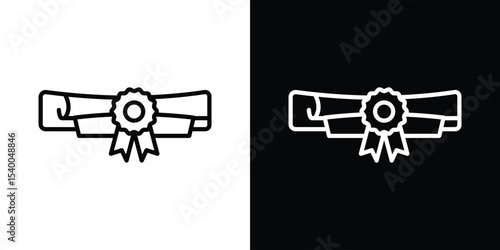 Diploma icon concept. vector set. Eps10