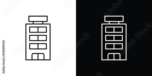 hotel icon Design Template vector set for graphic work