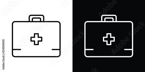 Doctor bag icon Design Template vector set for graphic work