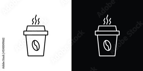 coffee cup icon Design Template vector set for graphic work