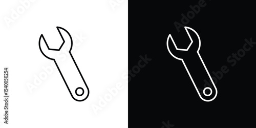 Wrench icon Design Template vector set for graphic work