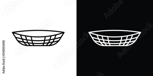 Wooden boat icon Design Template vector set for graphic work