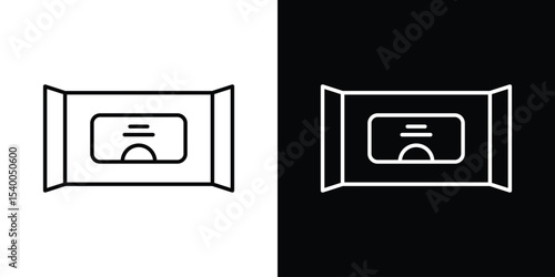 Wipes pack icon Design Template vector set for graphic work