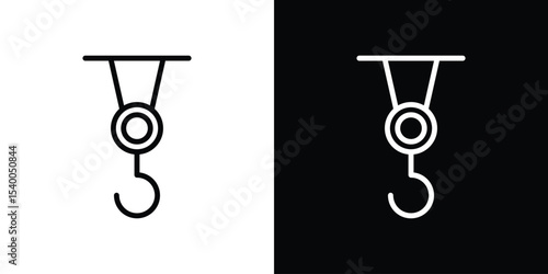 Winch hook icon Design Template vector set for graphic work