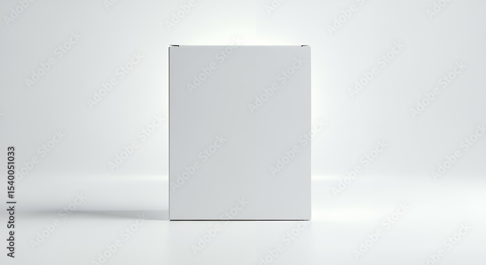 Box Packaging Mockup Front View Box Packaging Mockup Front View