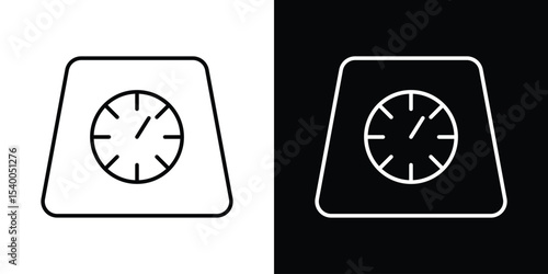 Weight scale icon Design Template vector set for graphic work