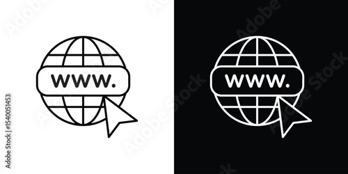 Website icon Design Template vector set for graphic work