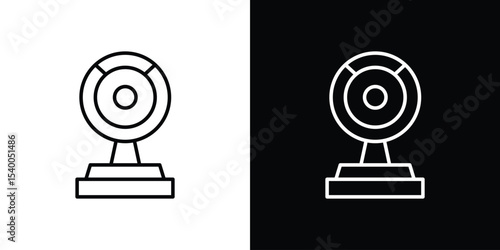 Webcam icon Design Template vector set for graphic work