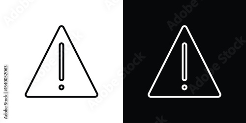 Warning icon Design Template vector set for graphic work