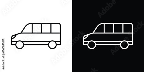 Van icon Design Template vector set for graphic work
