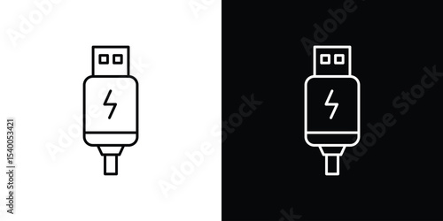 USB icon Design Template vector set for graphic work