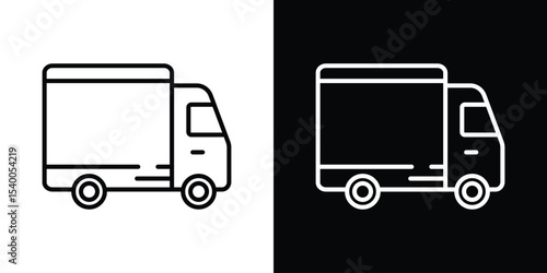 Truck icon Design Template vector set for graphic work