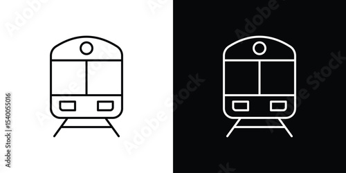Train icon Design Template vector set for graphic work