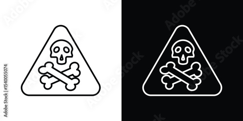 Toxic signs Design Template vector set for graphic work