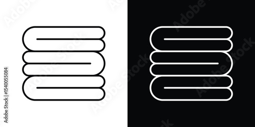 Towel icon Design Template vector set for graphic work