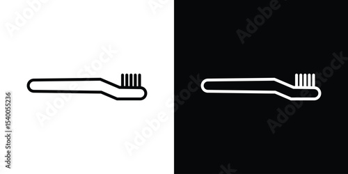 Toothbrush icon Design Template vector set for graphic work