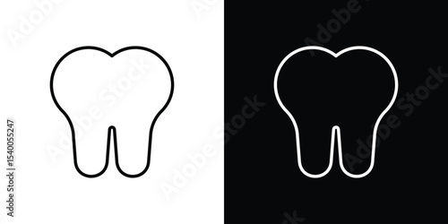 Tooth icon Design Template vector set for graphic work