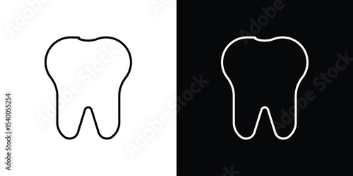 Tooth icon Design Template vector set for graphic work