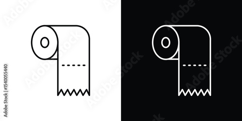 Toilet Paper icon Design Template vector set for graphic work