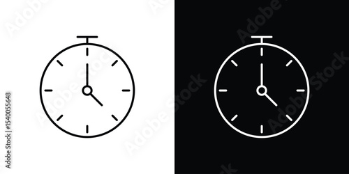 Timer icon Design Template vector set for graphic work