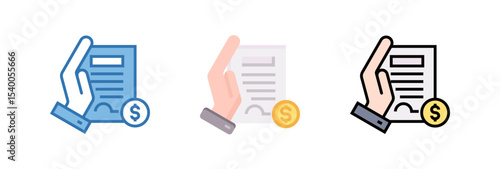 Salary Document Icon