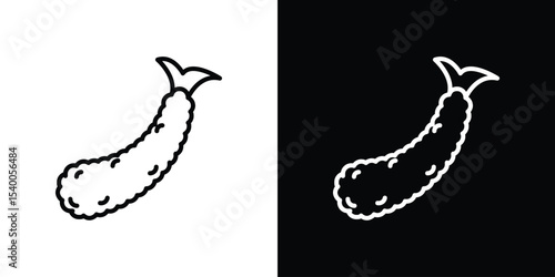 Tempura icon Design Template vector set for graphic work