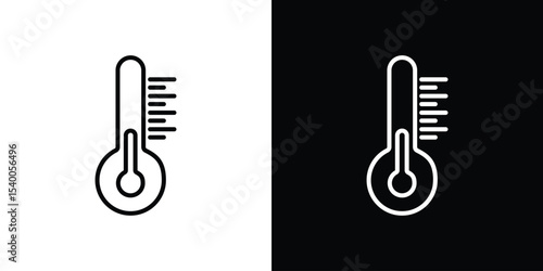 Temperature icon Design Template vector set for graphic work
