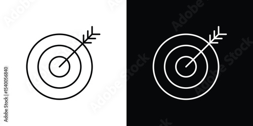 Target icon Design Template vector set for graphic work