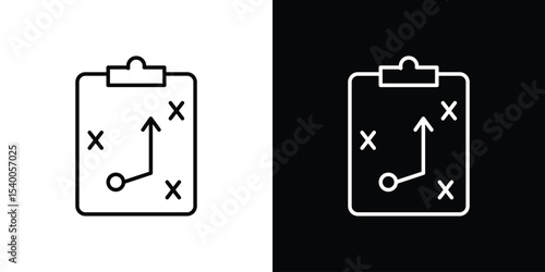 Tactics icon Design Template vector set for graphic work