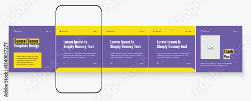 Tips Instagram social media carousel post template or LinkedIn carousel banner collection	