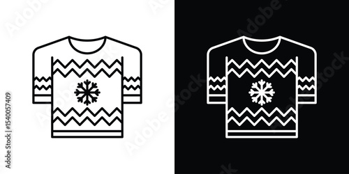 Sweater icon Design Template vector set for graphic work