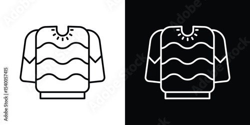 Sweater icon Design Template vector set for graphic work