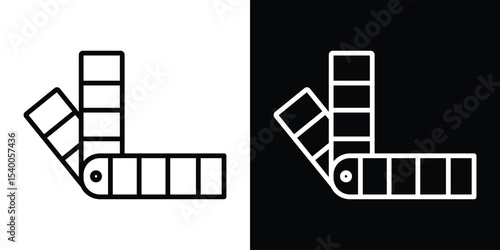 Swatch icon Design Template vector set for graphic work