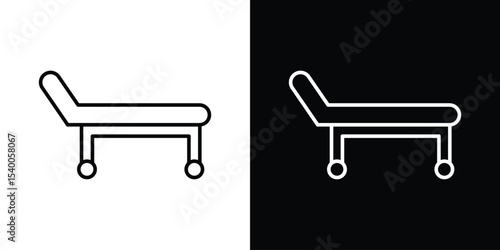 Stretcher icon for social media, app, and web design. Vector illustration.