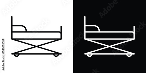 Stretcher icon Design Template vector set for graphic work