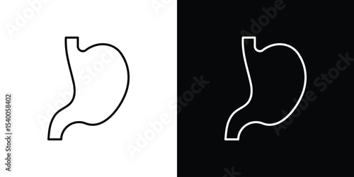 Stomach icon Design Template vector set for graphic work