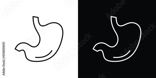 Stomach icon Design Template vector set for graphic work