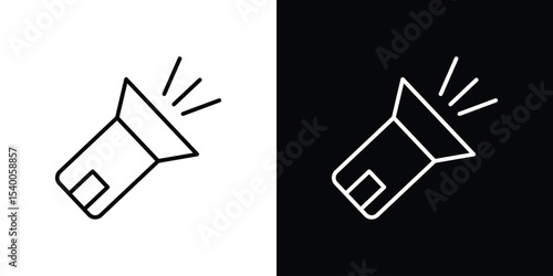 Spotlight icon Design Template vector set for graphic work