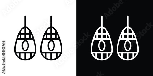Snowshoes icon Design Template vector set for graphic work