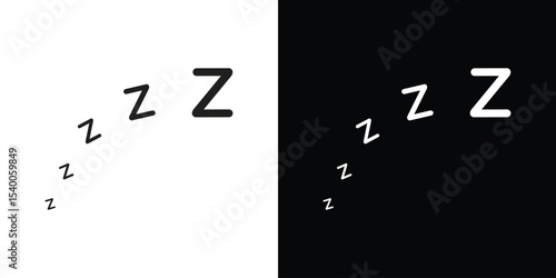 Snooze icon Design Template vector set for graphic work